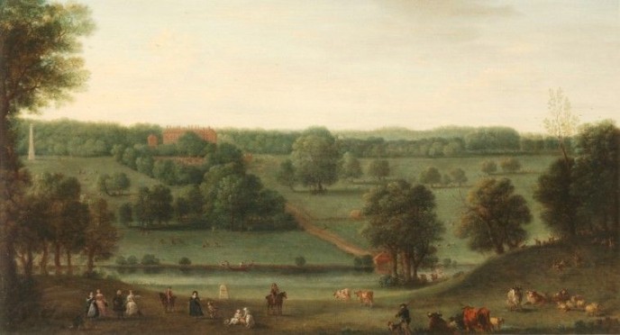 Cassiobury Park by John Wootton, c1748
